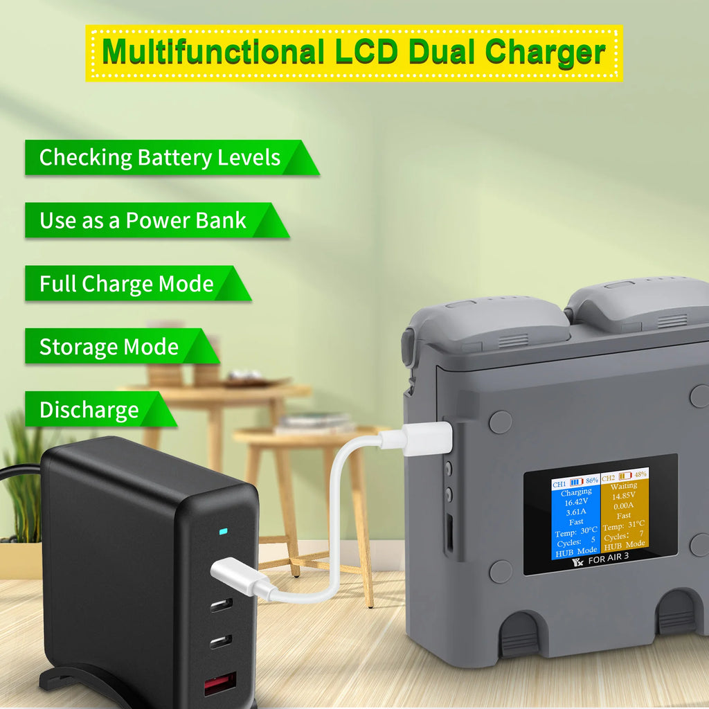 Hub de charge intelligent bidirectionnel DJI Air 3 / Air 3S