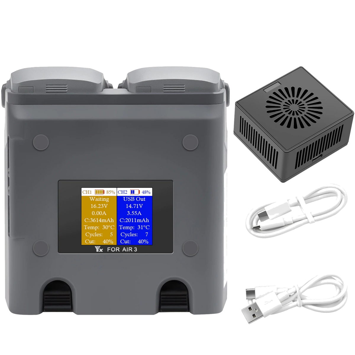 Hub de charge intelligent bidirectionnel DJI Air 3 / Air 3S