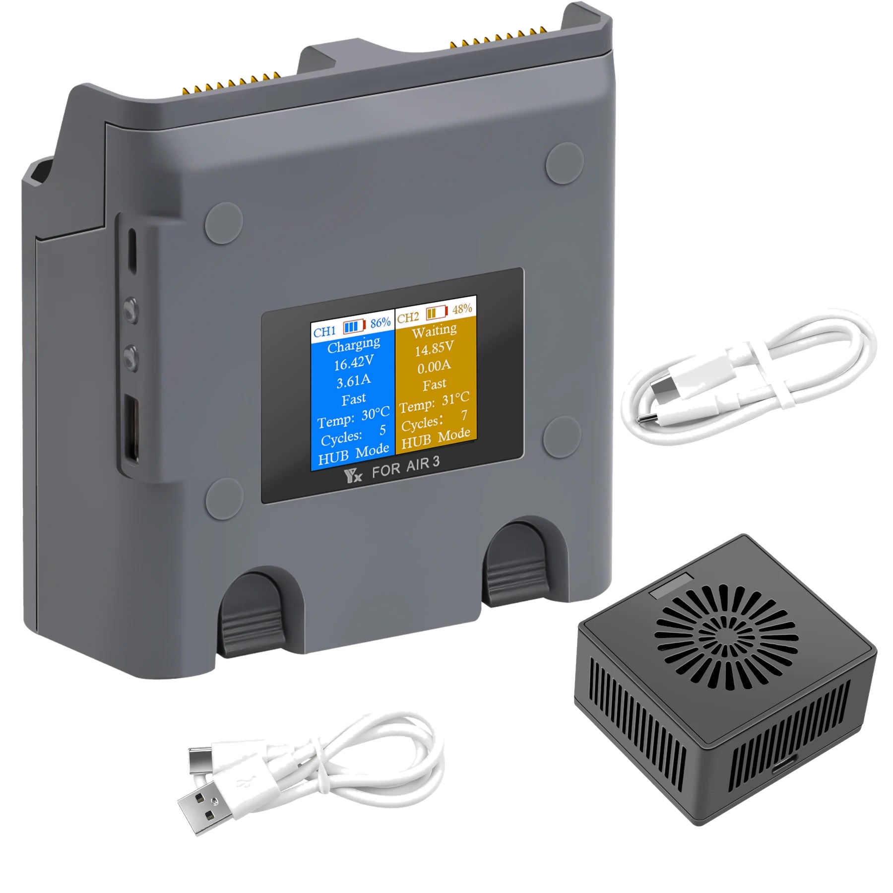 Hub de charge intelligent bidirectionnel DJI Air 3 / Air 3S